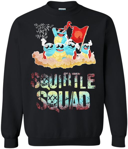 Squirtle Squad Shirt G180 Gildan Crewneck Pullover - Rick And Morty Pullover (600x600), Png Download