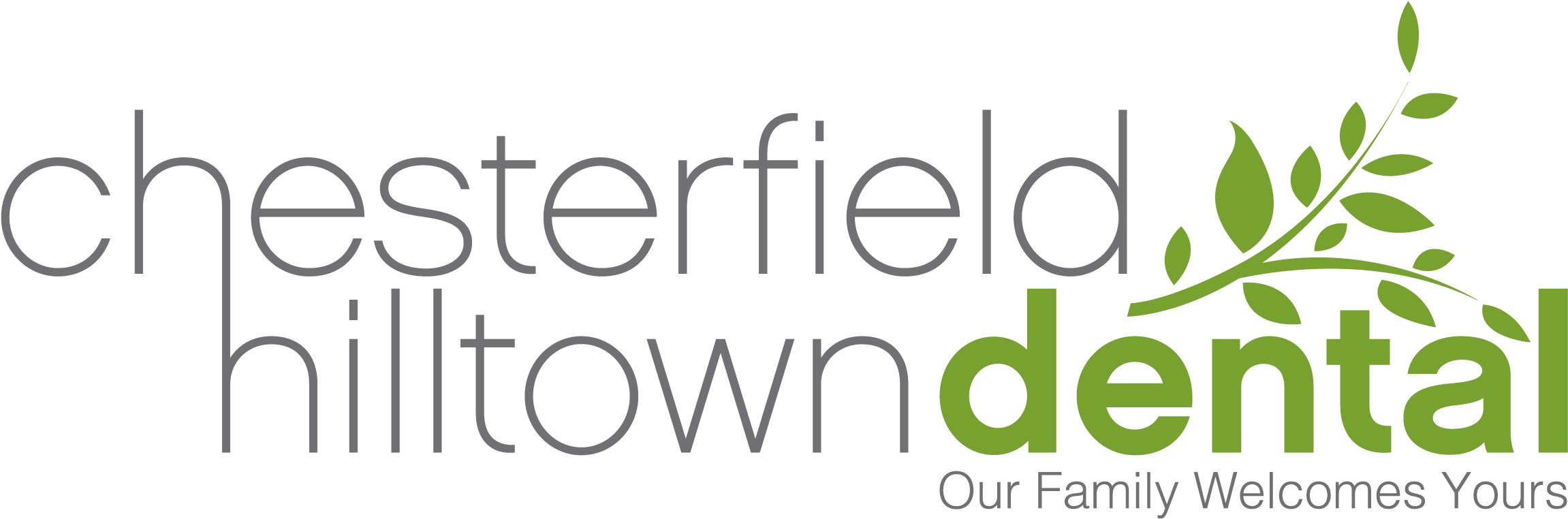 Chesterfield Hilltown Dental - Calligraphy (2366x967), Png Download