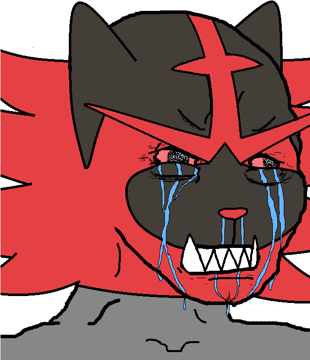 Abomination Cuck Wojak , - Incineroar Wojak (625x758), Png Download