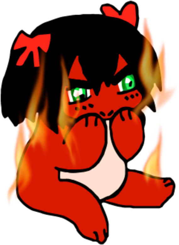 Ec6 - Bury Pink Girl Evil (600x827), Png Download