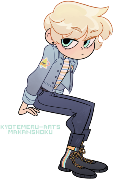 “you Look Like Your Mom” “which One” - Star Vs The Forces Of Evil Ocs Male (500x700), Png Download