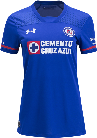 Cruz Azul Women Soccer Jersey - Playera Cruz Azul 2018 Png (600x600), Png Download