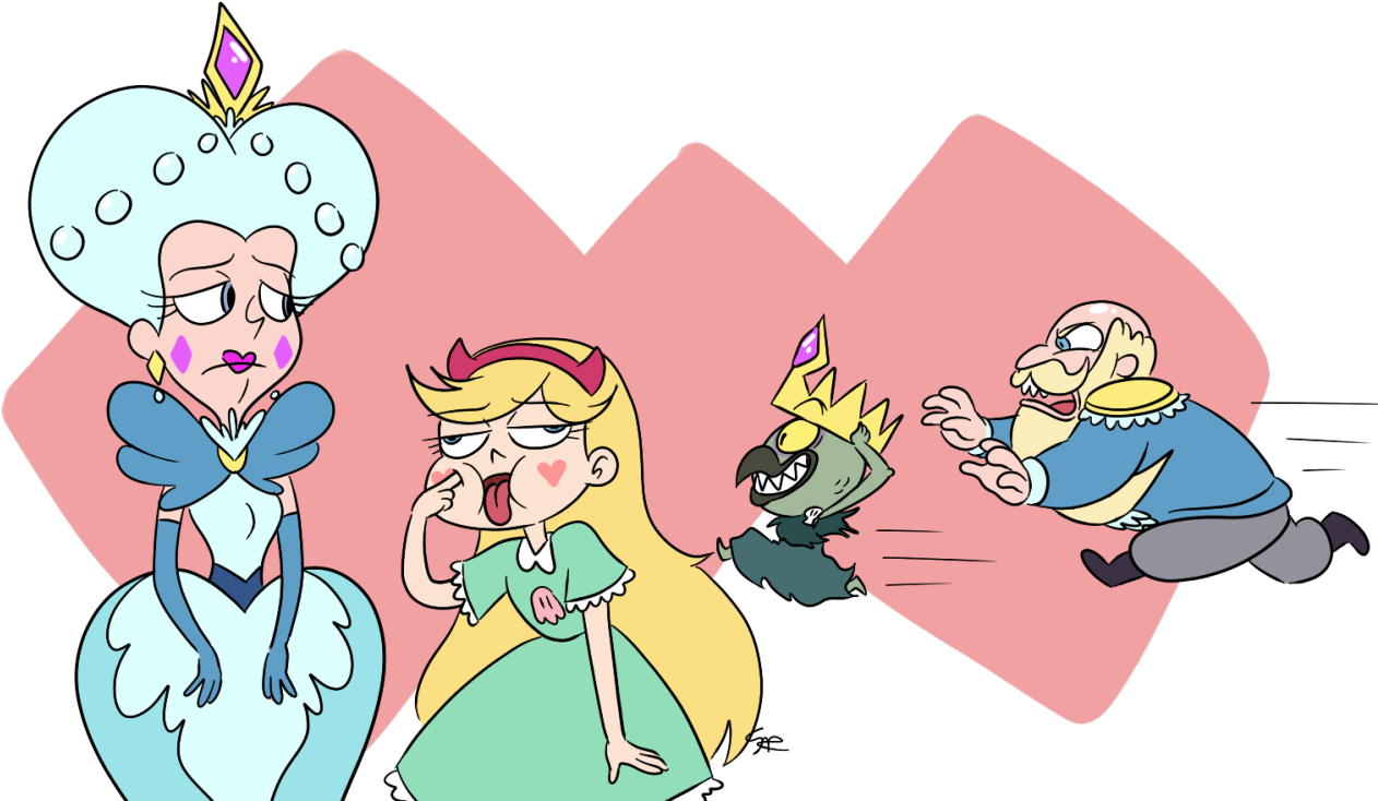 Нелегко Быть Королевой Star Vs Forces Of Evil, Star - Стар И Том Король И Королева (1280x747), Png Download