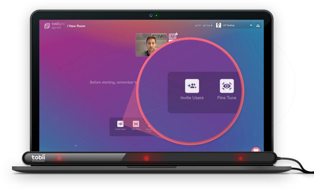 Invite Guests Ux Testing With Eye Tracking - Led-backlit Lcd Display (1000x607), Png Download
