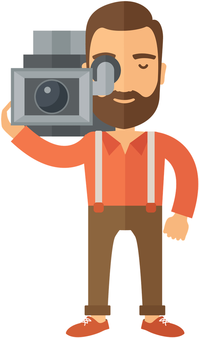 Home - 'air Drone - Cartoon News Reporters (1000x1294), Png Download