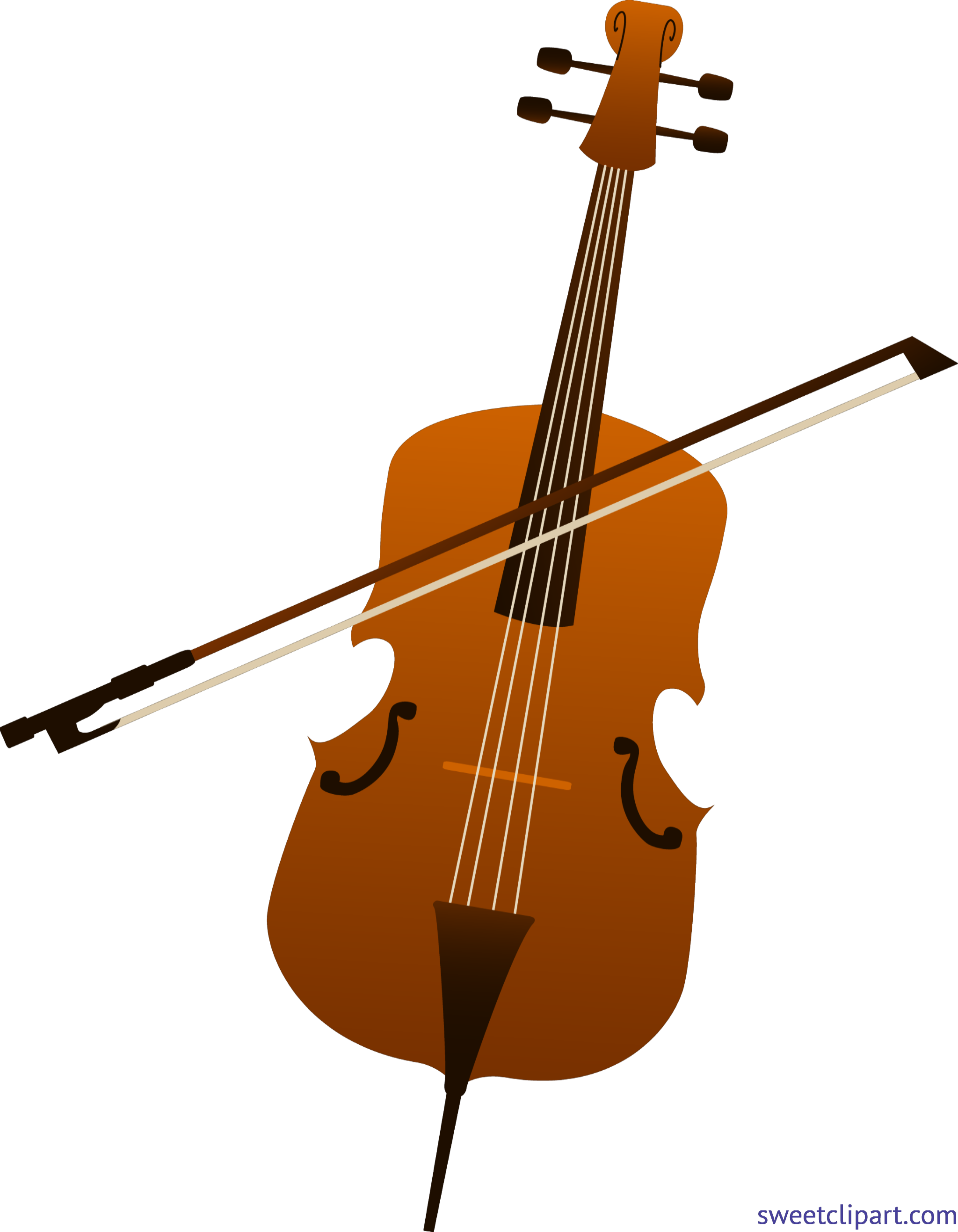 Cello Clip Art (6554x8427), Png Download