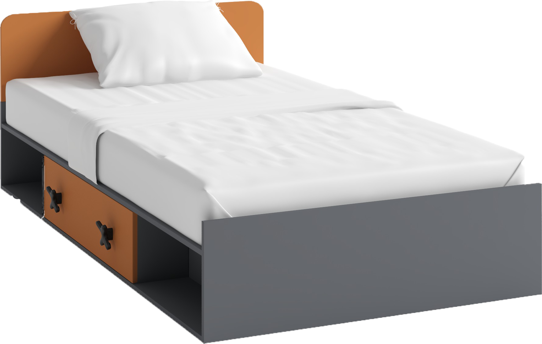 Bed Frame (1773x1125), Png Download