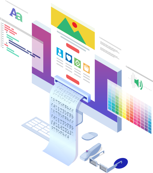 Email Accessibility - Online Advertising (530x597), Png Download