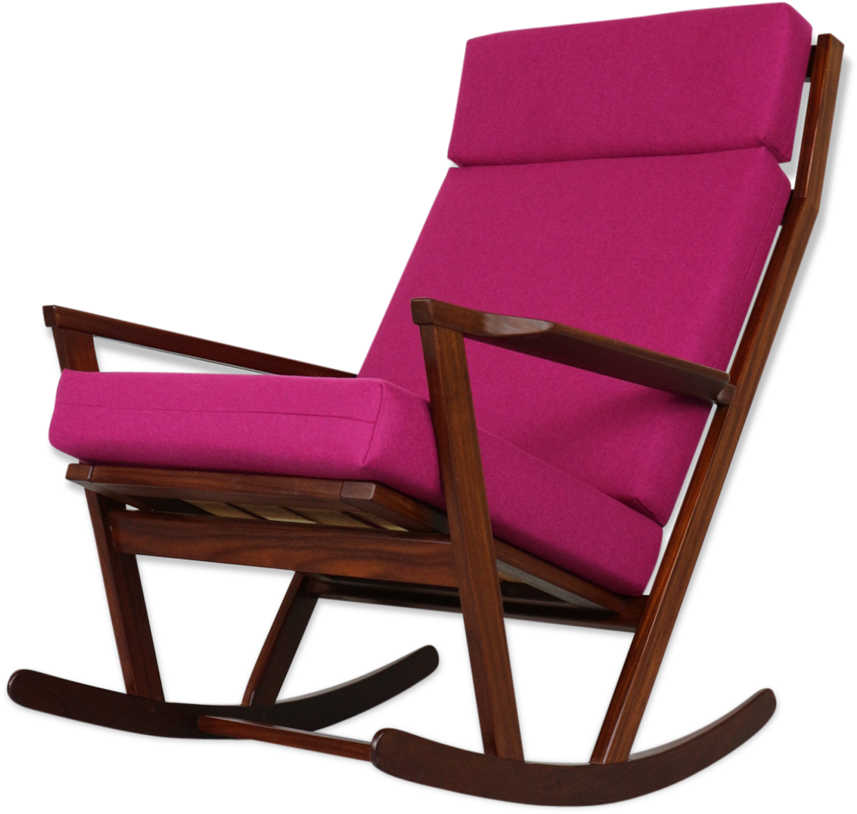 Poul Volther Rocking Chair, Frem Rojle Denmark, - Rocking Chair (1457x1457), Png Download