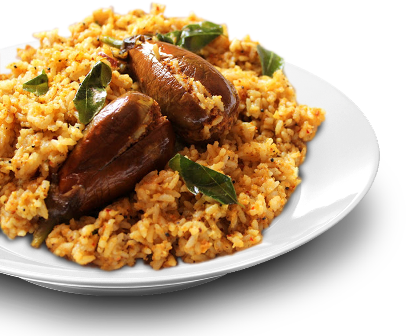 Previous - Next - Rice With Brinjal (1500x1200), Png Download