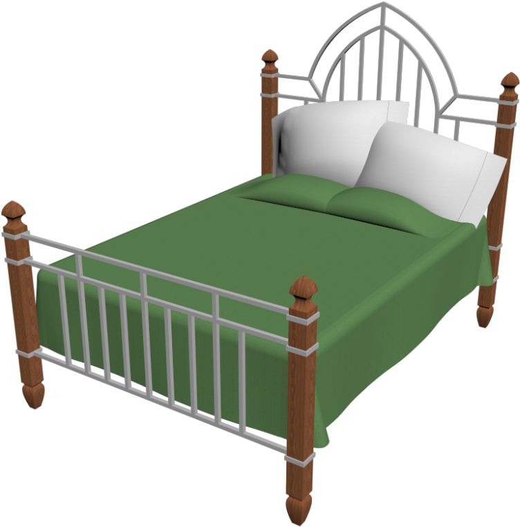 Steel Frame Bed - Steel Bed Hd Png (1000x1000), Png Download