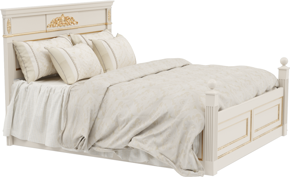 Her Majesty Bed - Bed Frame (1300x1300), Png Download