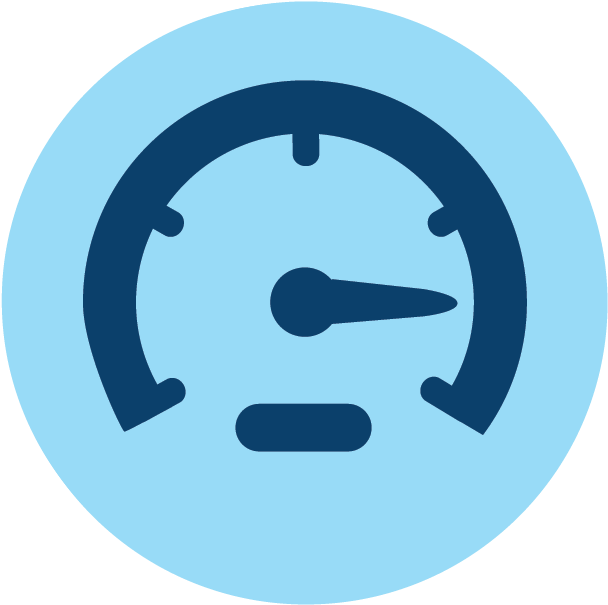 The New Soluscope Sprint Is Faster Than Ever - Blue Speed Icon Png (706x813), Png Download