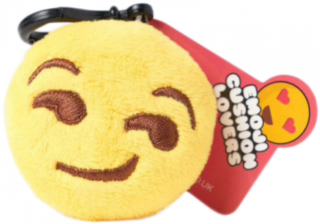 Emoji Keyring - Smirk - Smiley (736x460), Png Download