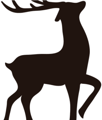 Silhouette Rudolph (640x480), Png Download