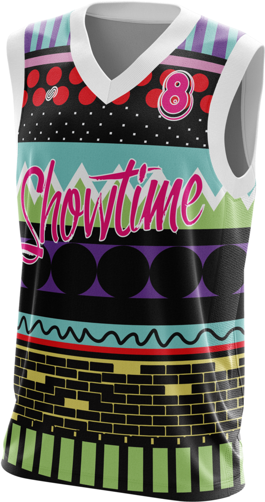 Showtime Basketball Jersey - Sweater Vest (1024x1024), Png Download