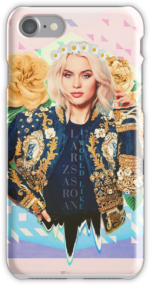 Zara Larsson Flower Iphone 7 Snap Case - Zara Larsson 2017 Photoshoot (750x1000), Png Download