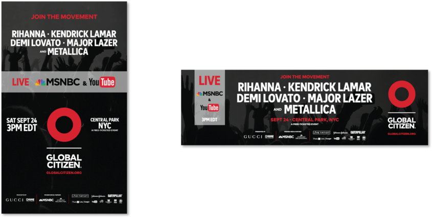 Tunein-billboards - Graphic Design (1000x610), Png Download