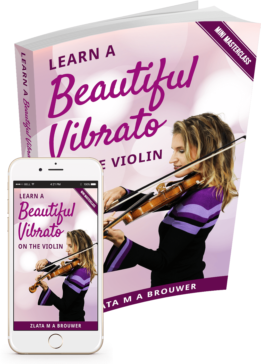 Learn A Beautiful Vibrato On The Violin - Poster (1078x1455), Png Download