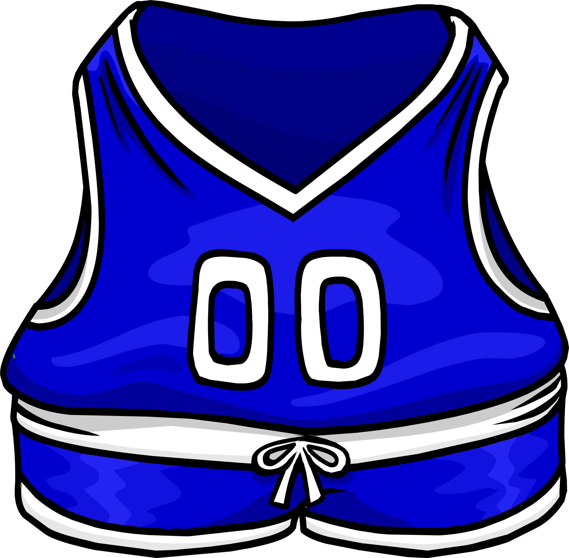 Blue Basketball Jersey - Club Penguin (1873x1835), Png Download