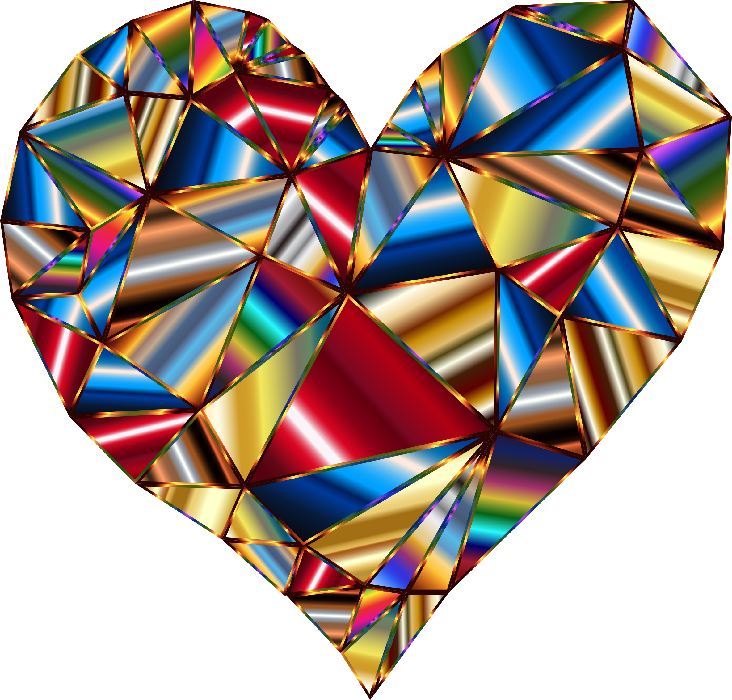 This Free Icons Png Design Of Polychromatic Low Poly (2370x2266), Png Download