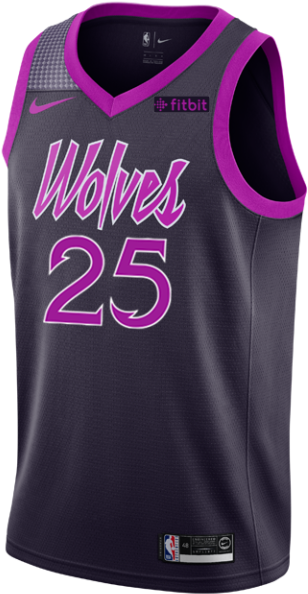 Minnesota Timberwolves Derrick Rose - Minnesota Timberwolves City Edition (480x640), Png Download