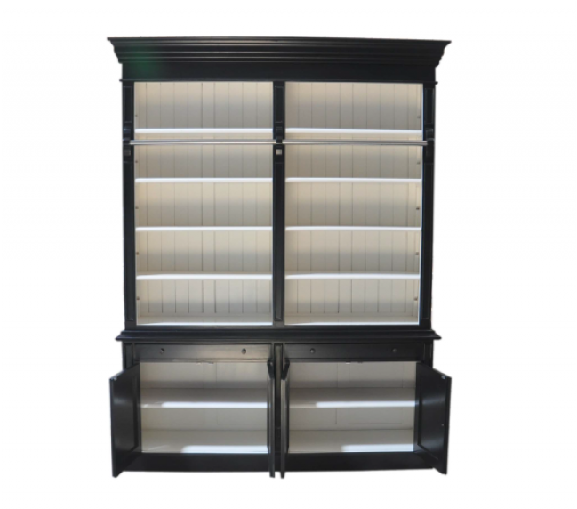 French Bookcase - Bookcase (800x800), Png Download