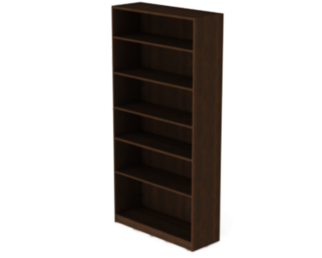 Belair 6 Shelf Bookcase - Bookcase (1024x1024), Png Download