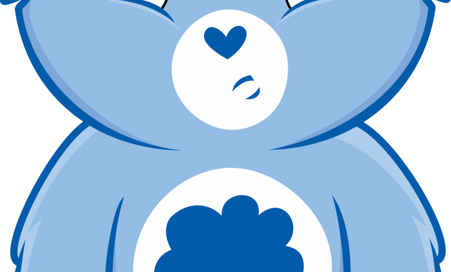 Collection Of Free Disney Vector Grumpy Download On - Grumpy Blue Care Bear (900x544), Png Download