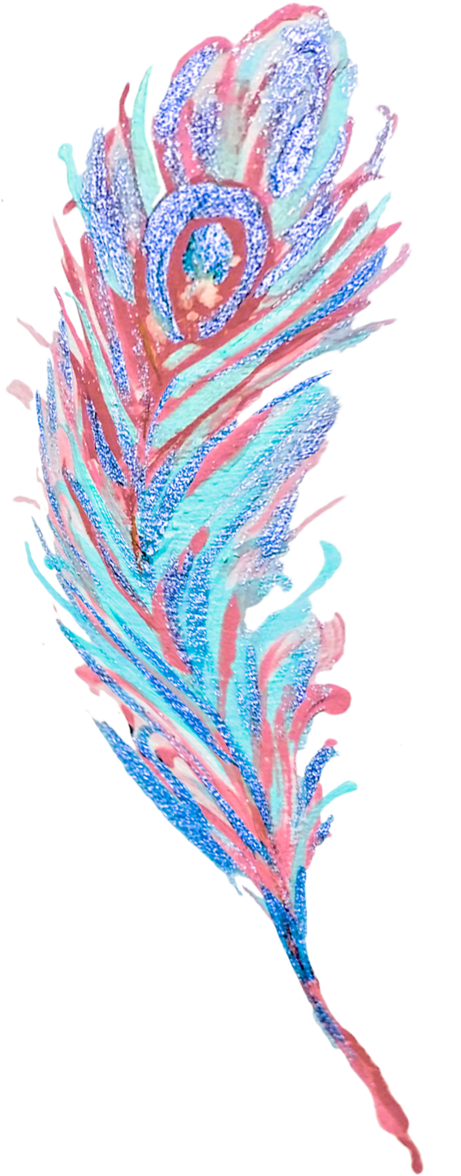 Pluma Png - Pluma Color Pastel Png (2362x2362), Png Download
