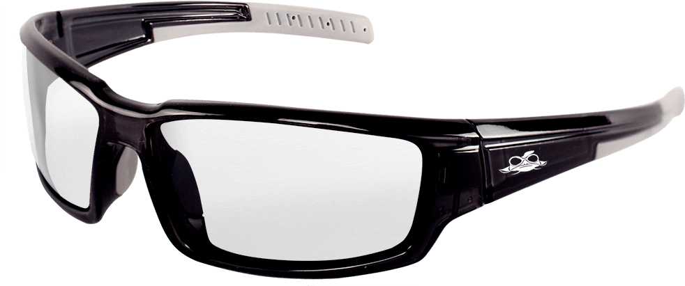 Bullhead Safety Eyewear Maki Bh1431af Crystal Black - Anti-fog (1000x423), Png Download