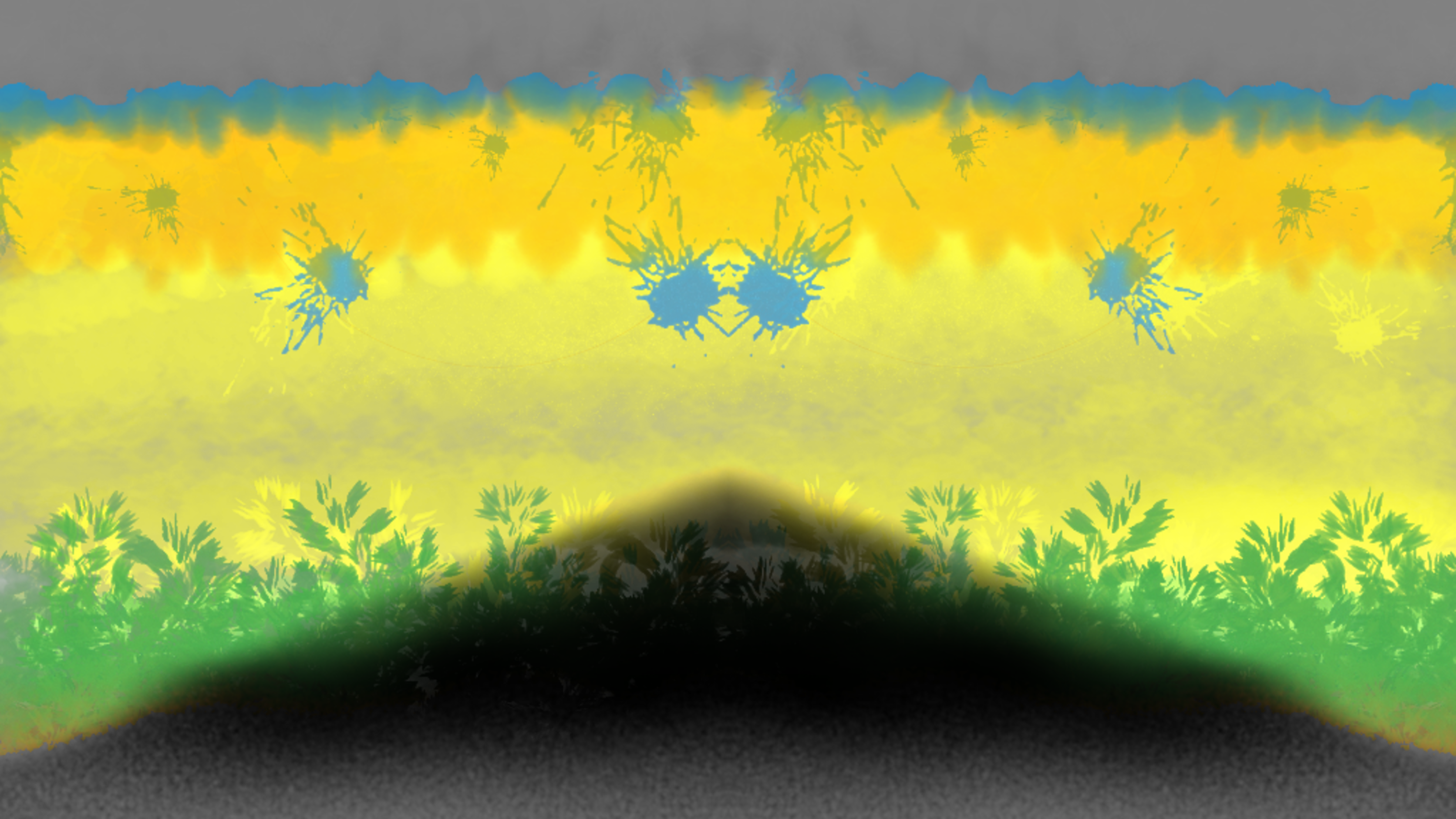 Acuarela, Colores De Agua, Paisaje - Grass (5000x2813), Png Download