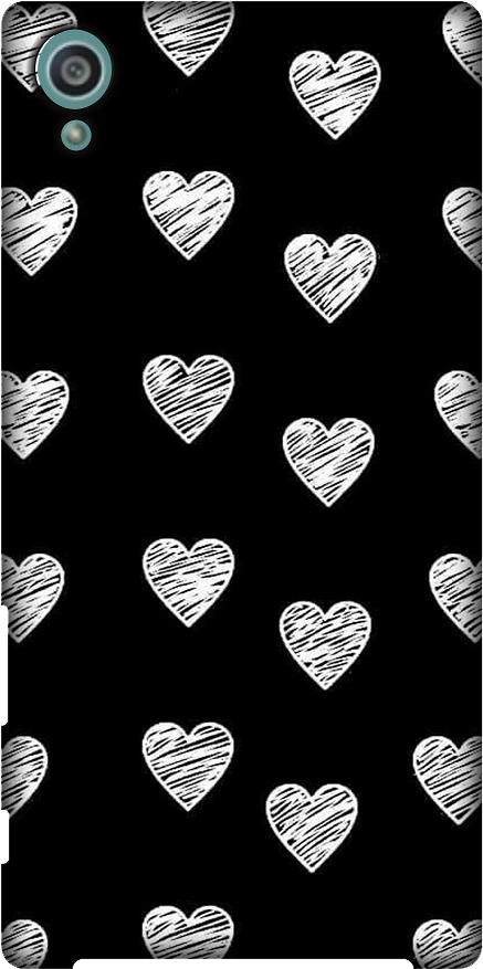 Cute Wallpapers Black And White (724x1042), Png Download