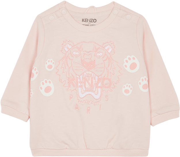 Pink Tiger Paw Sweatshirt - Long-sleeved T-shirt (700x700), Png Download