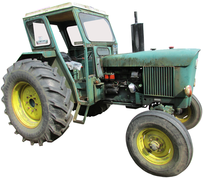 John Deere, Old Tractor, Agricultural Machinery - Tractor John Deere Viejo (849x720), Png Download