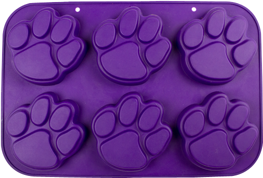 Lsu Tigers Paw Print Muffin Tray - Coin Purse (600x600), Png Download