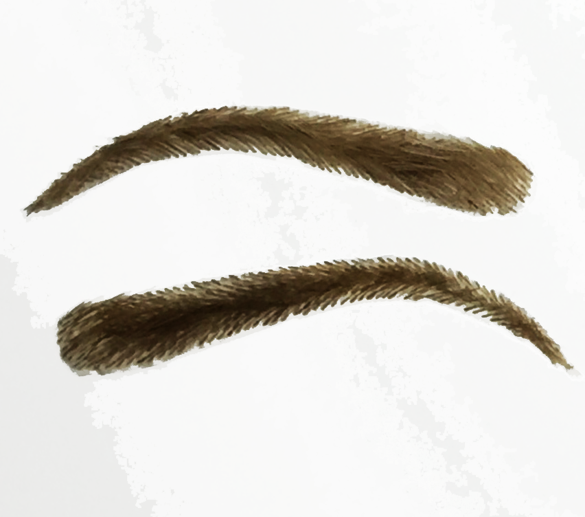 Kimk False Eyebrow - Sweet Grass (852x752), Png Download