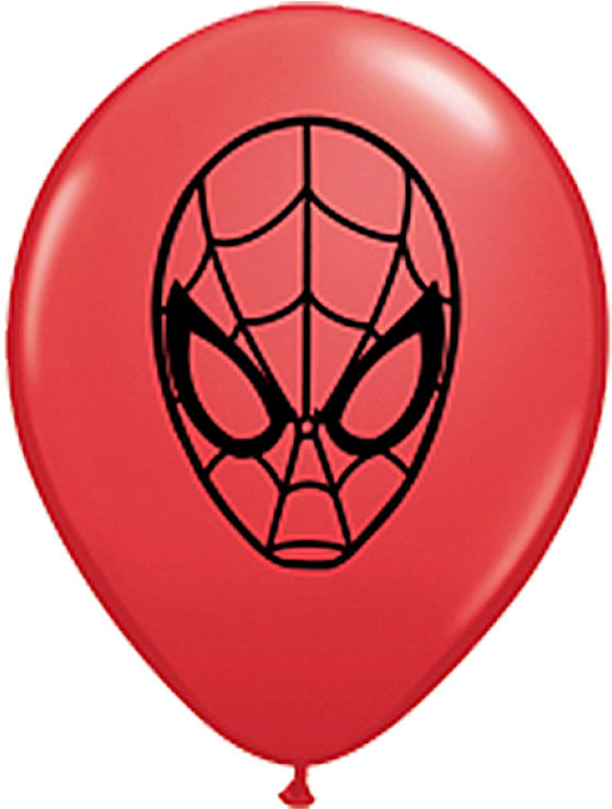 Qualatex 5" Spider Man Balloons (765x937), Png Download