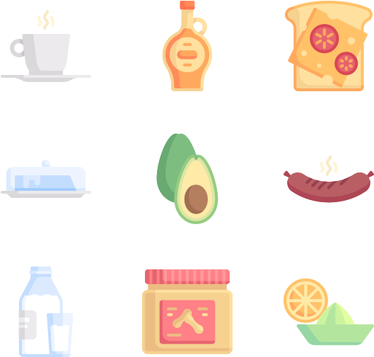 Breakfast (600x564), Png Download