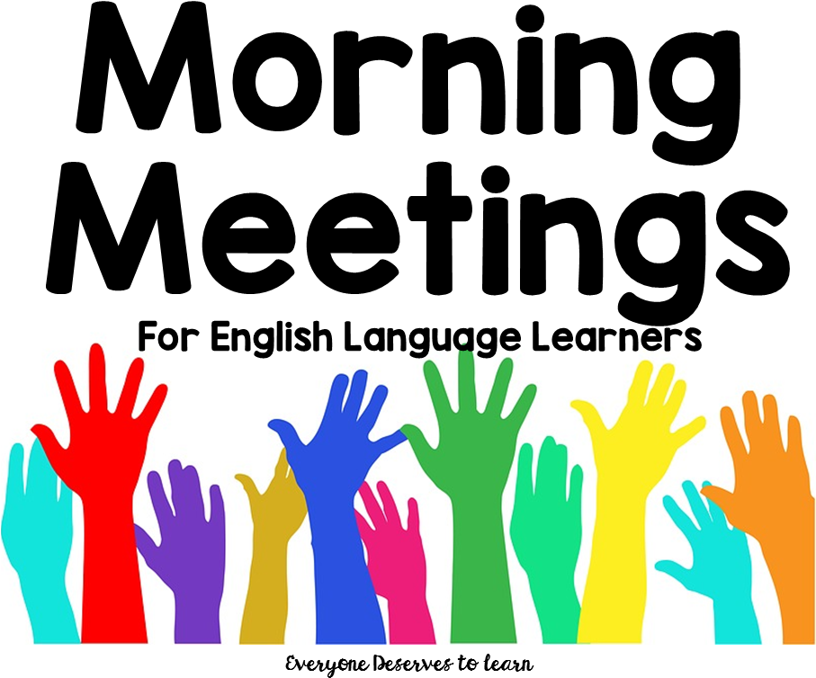 One Of My Morning Meeting Set-ups - Meeting In English (1038x838), Png Download