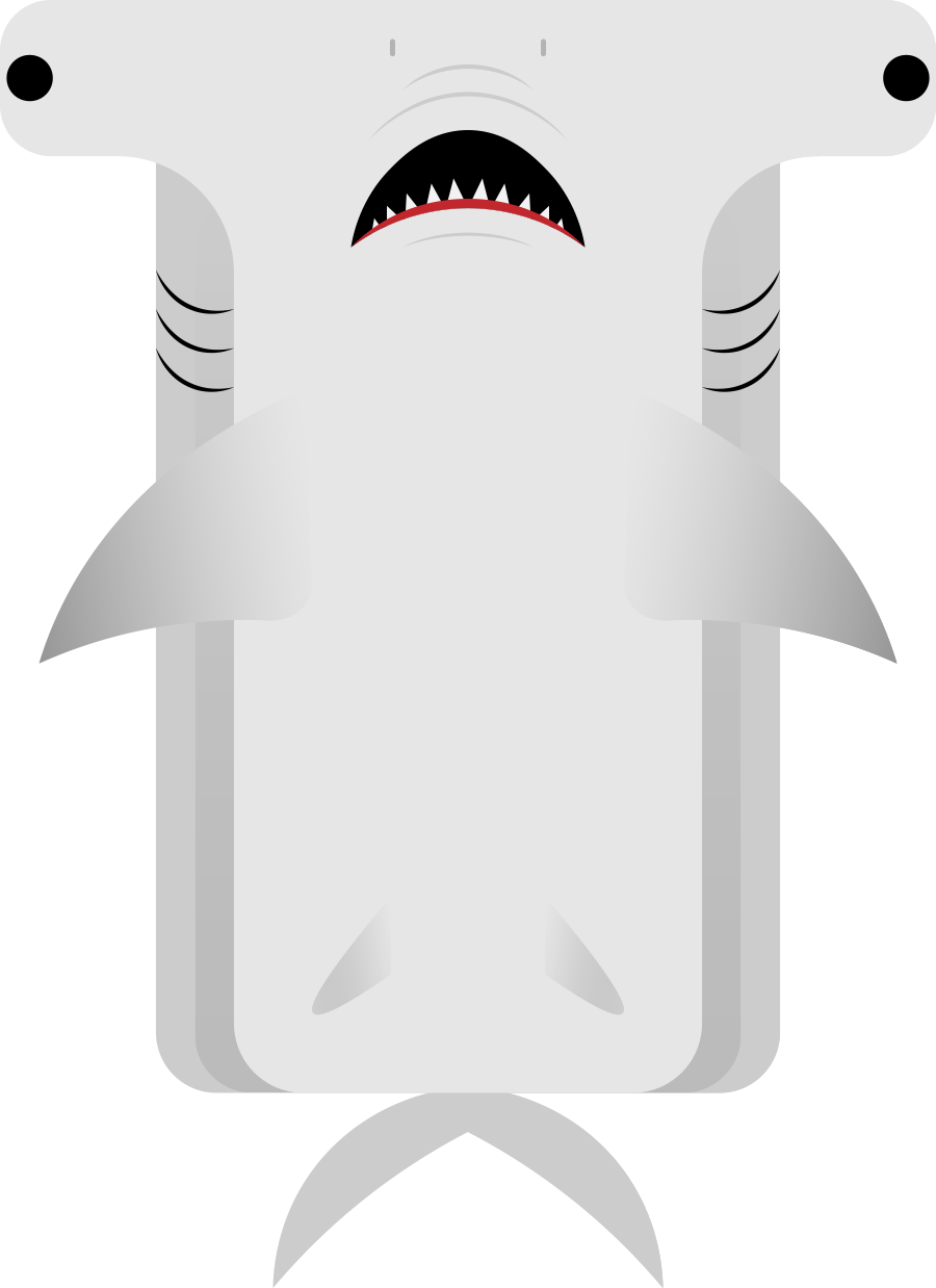 Animalgreat Hammerhead Shark (900x1238), Png Download