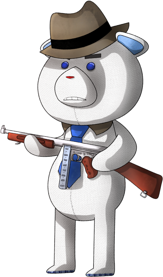 My Teddy Bear Is A Mafioso - Teddy Bear Mafia (600x974), Png Download