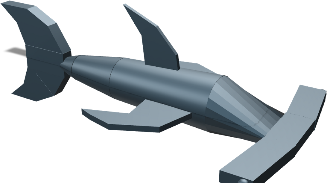Hammerhead Shark - Rocket (1200x630), Png Download