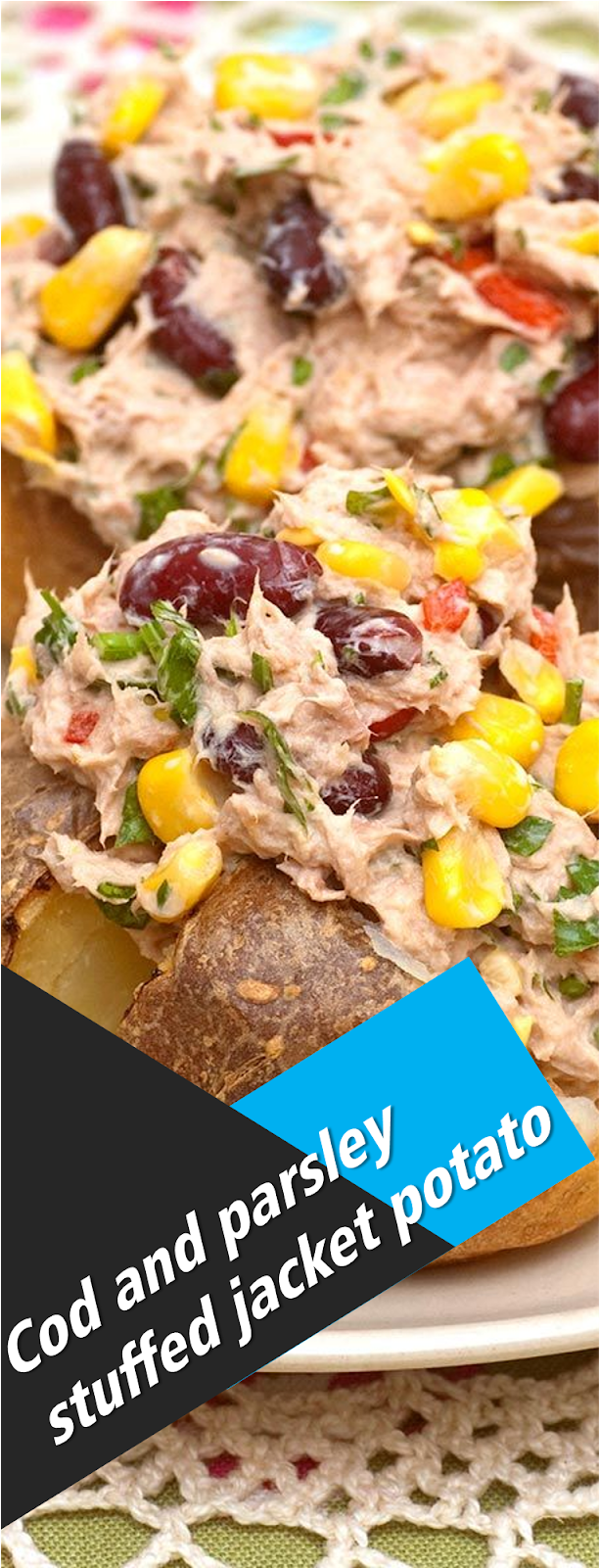 4 Large Baking Potatoes - Tuna Jacket Potato Fillings (774x1600), Png Download