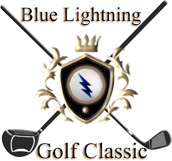 Blue Lightning Golf Classic - Variable (599x579), Png Download