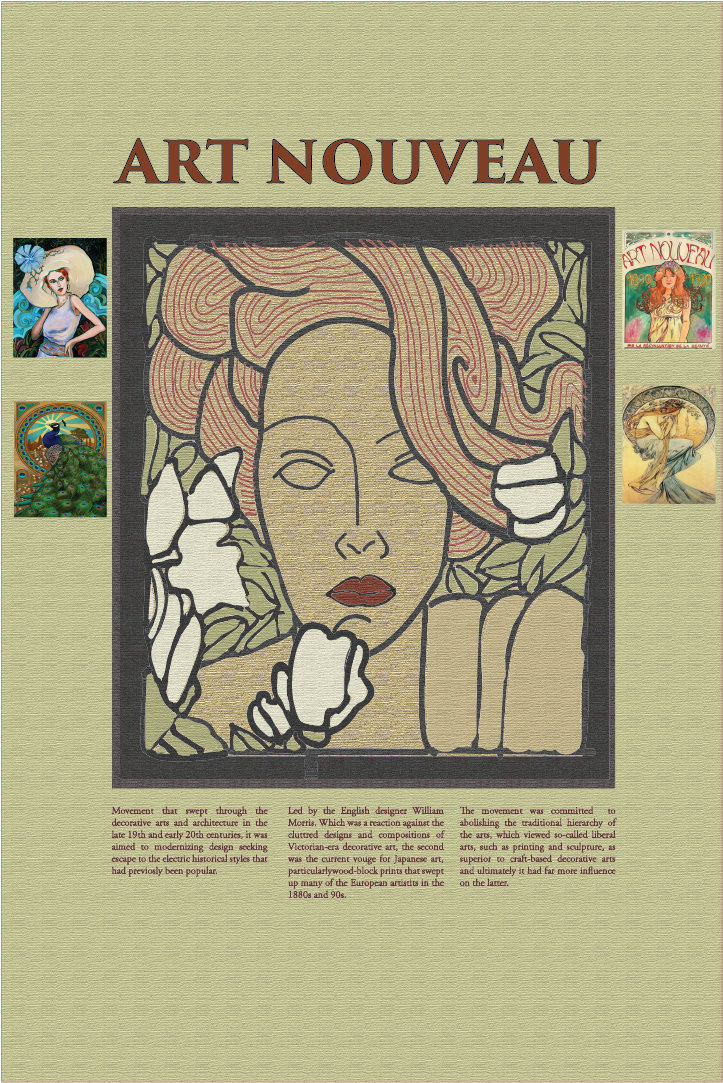 Art Nouveau (794x1154), Png Download