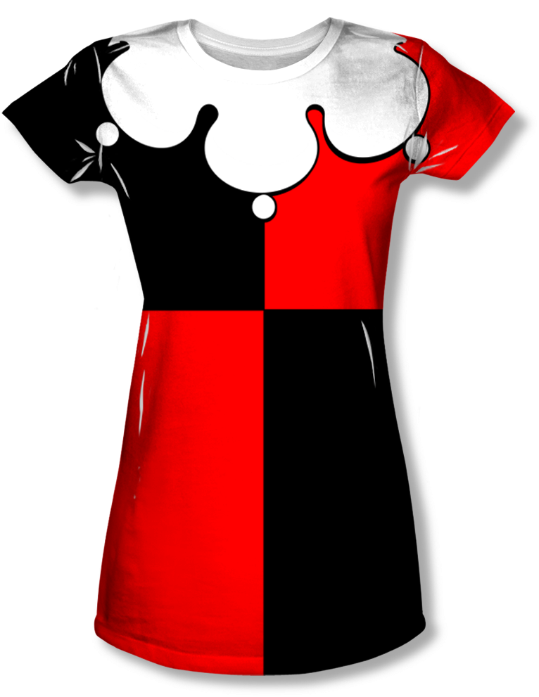 Harley Quinn™ - Harley Quinn Outfit Png (1000x1000), Png Download