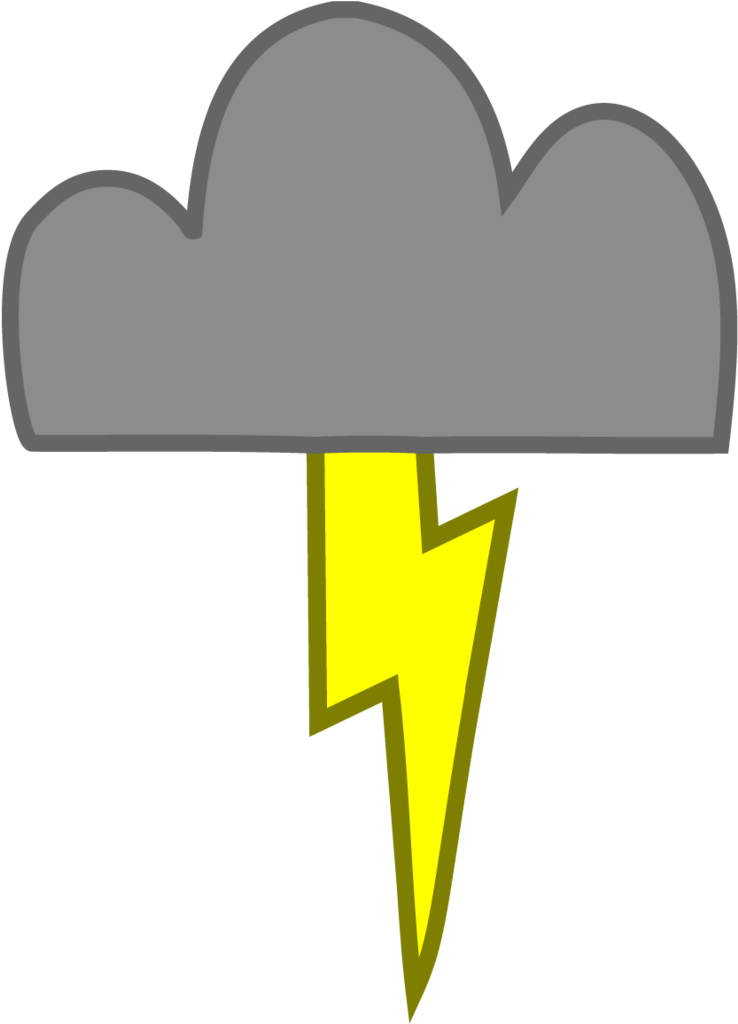 Lightning Stroke Cliparts - Clip Art (737x1085), Png Download