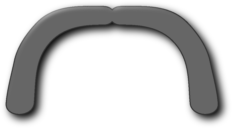 Clip Art Mustache (954x528), Png Download