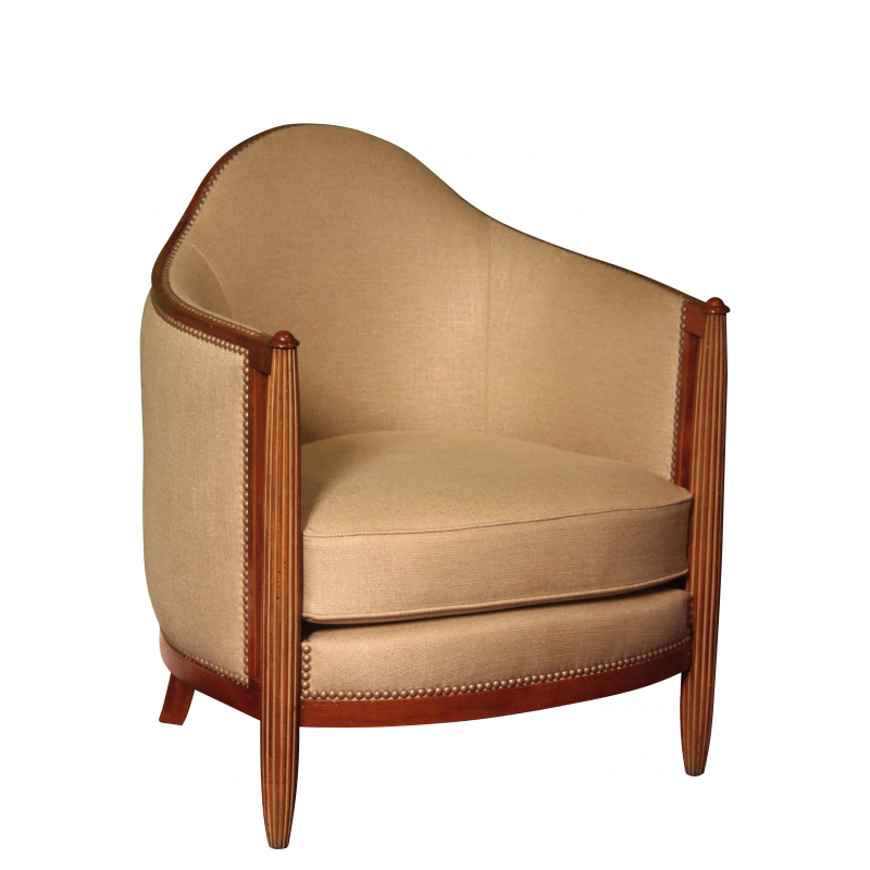 Easychair Rétro Art-nouveau Style - Meubles Art Nouveau (800x800), Png Download